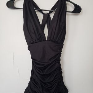 Love Culture Black Halter Top